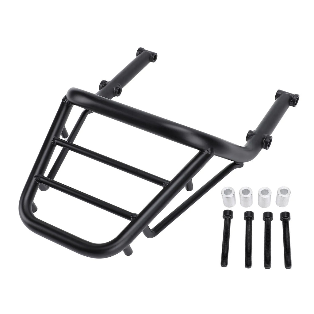 Motorcycle Rear Luggage Rack Top Case Rear Rack Carrier Support Holder Rack for Honda Grom 125,Honda MSX 125 2021-2024 Qme Black