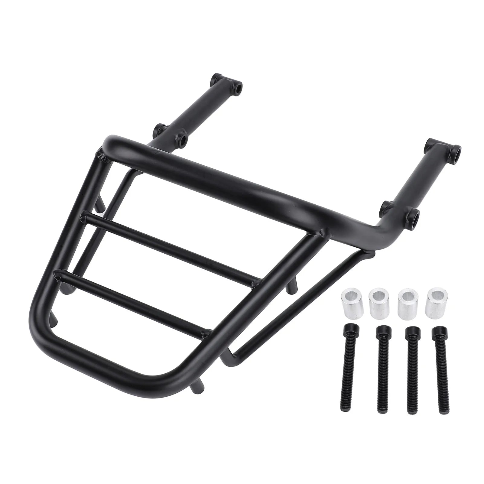Motorcycle Rear Luggage Rack Top Case Rear Rack Carrier Support Holder Rack for Honda Grom 125,Honda MSX 125 2021-2024 Qme Black