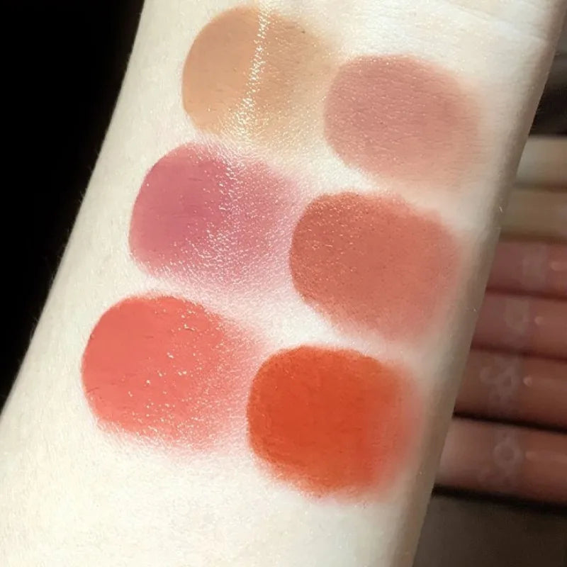 Water Light Solid Lip Gloss Jelly Cherries Red Lip Tint Clear Lasting Moisturizing Lipstick Mirror Non-stick Cup Lipstick Makeup Qme