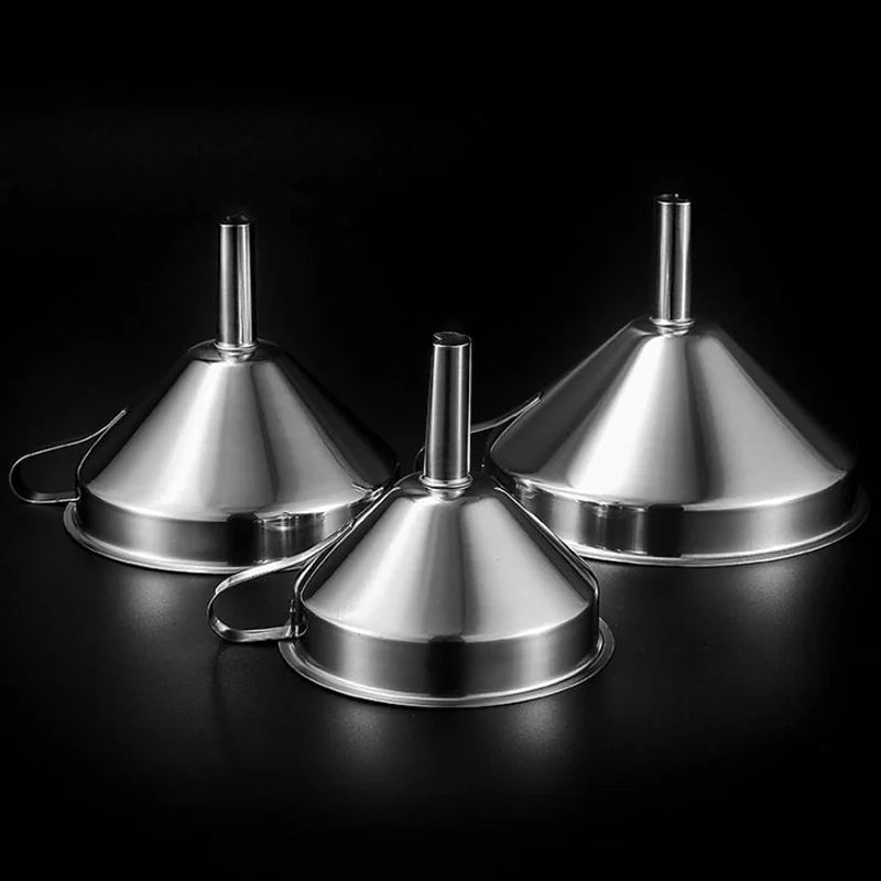 Metal Funnel Canning Kitchen Tools Accessories Wide Mouth Funnels Bar Qme