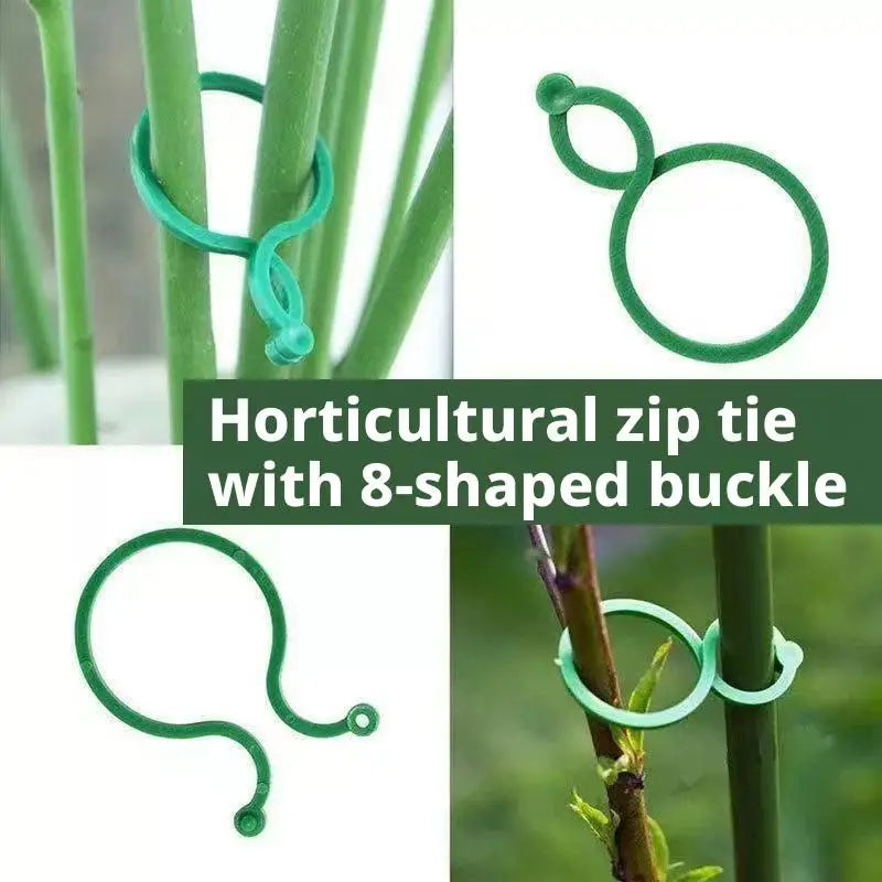 Horticultural Planting Clips Twist Clip Ties Garden Plant Support Qme