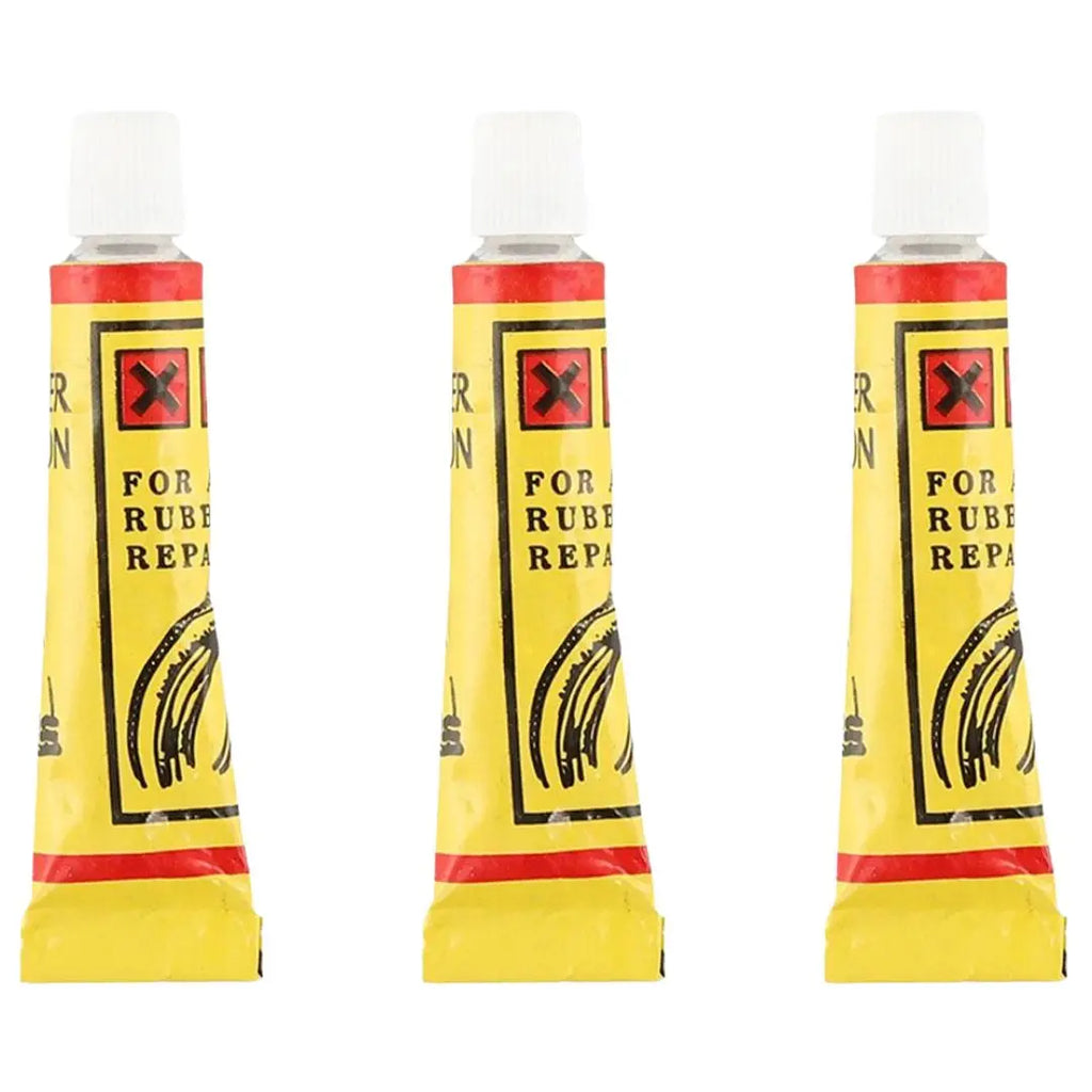 Black Tyre Repair Instant Liquid Strong Rubber Glue Wear-resistant Qme 3pcs