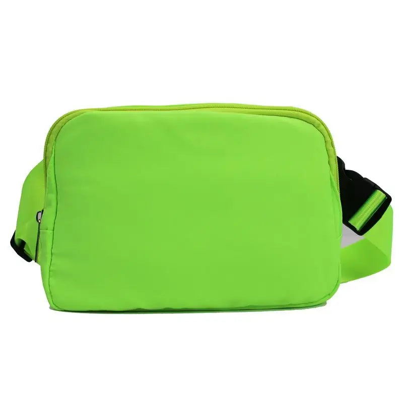 Waist Bag Running Sports Phone Holder Multifunctional Chest Qme Green color