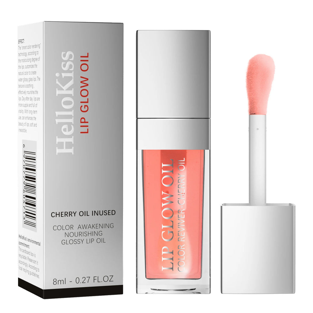 Crystal Jelly Moisturizing Lip Oil Plumping Lip Gloss Makeup Sexy Plump Lip Glow Oil Tinted Lip Plumper Qme