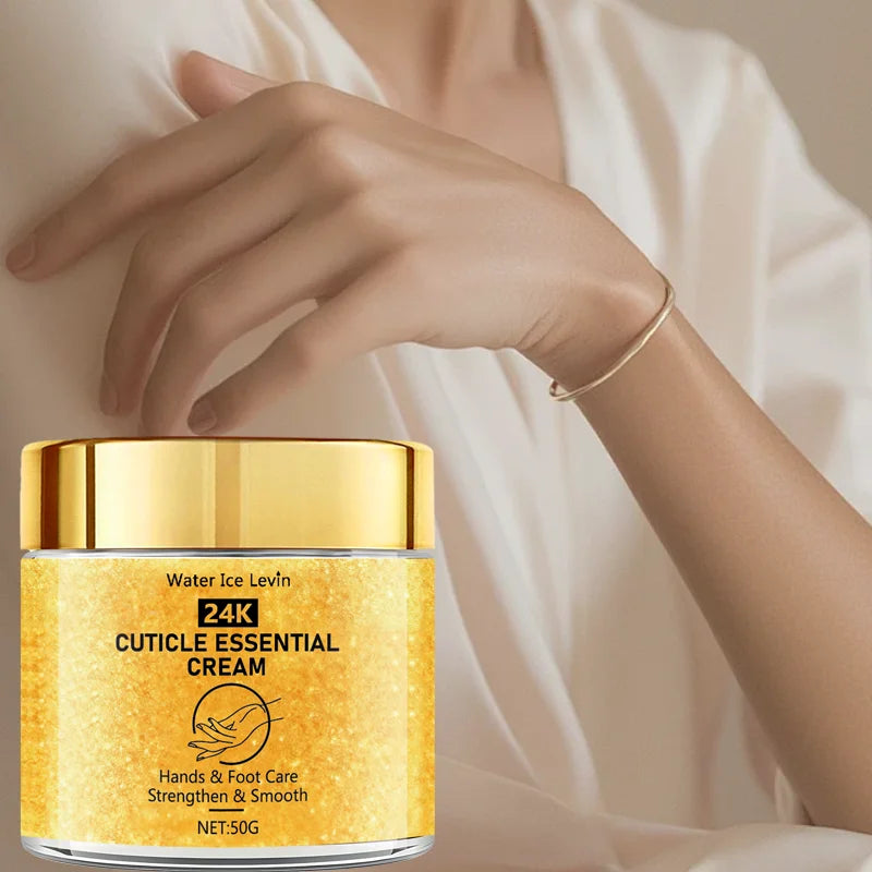 Cuticle Essential Cream with Bee Venom & Shea Butter - Strengthening & Smoothing Hand and Foot Care for Moisturized Skin Qme