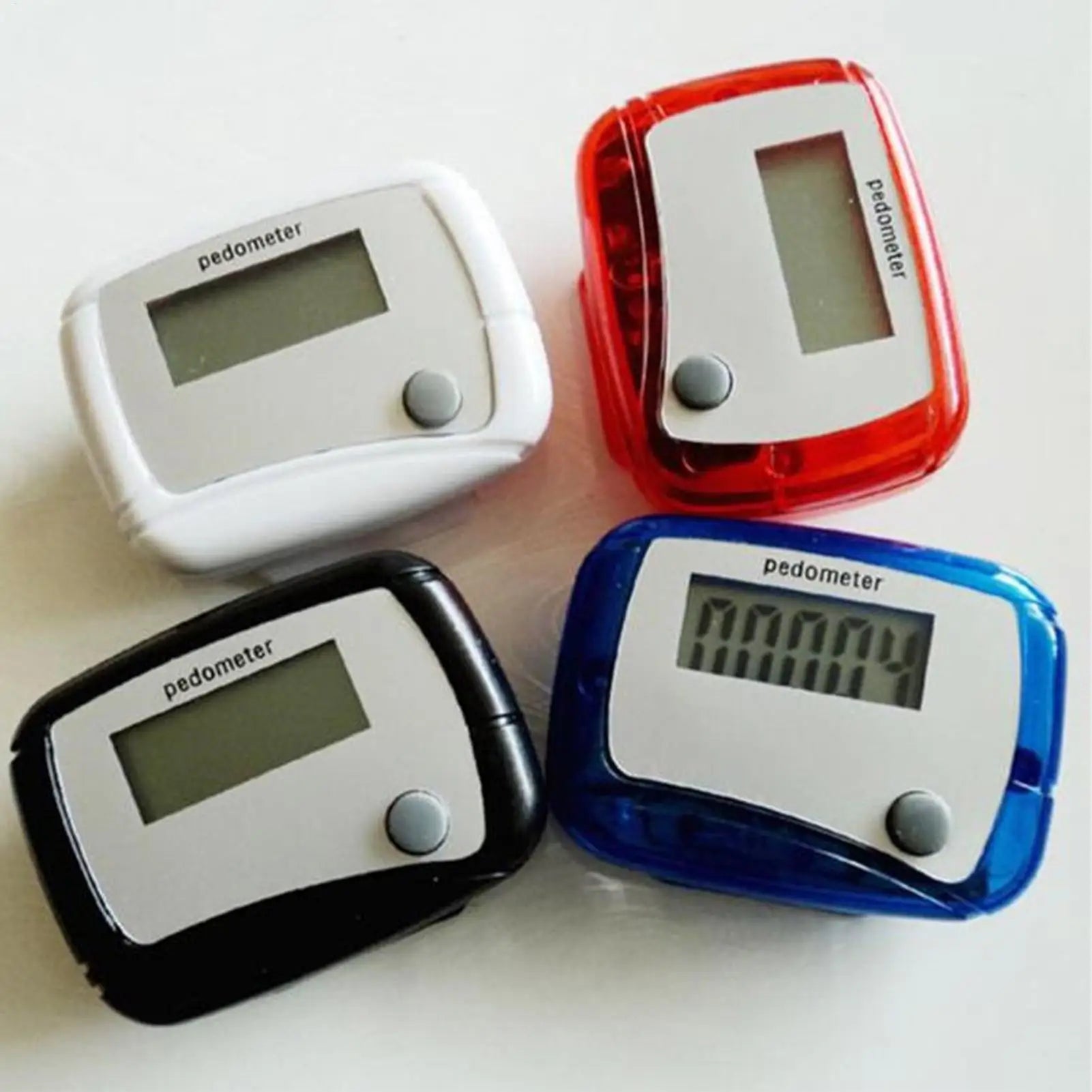 Step Counter for Elderly Sports Clipping Walk Meter Senior Steps Counter for Sports Running Training Hiking Backpacking Travel Qme