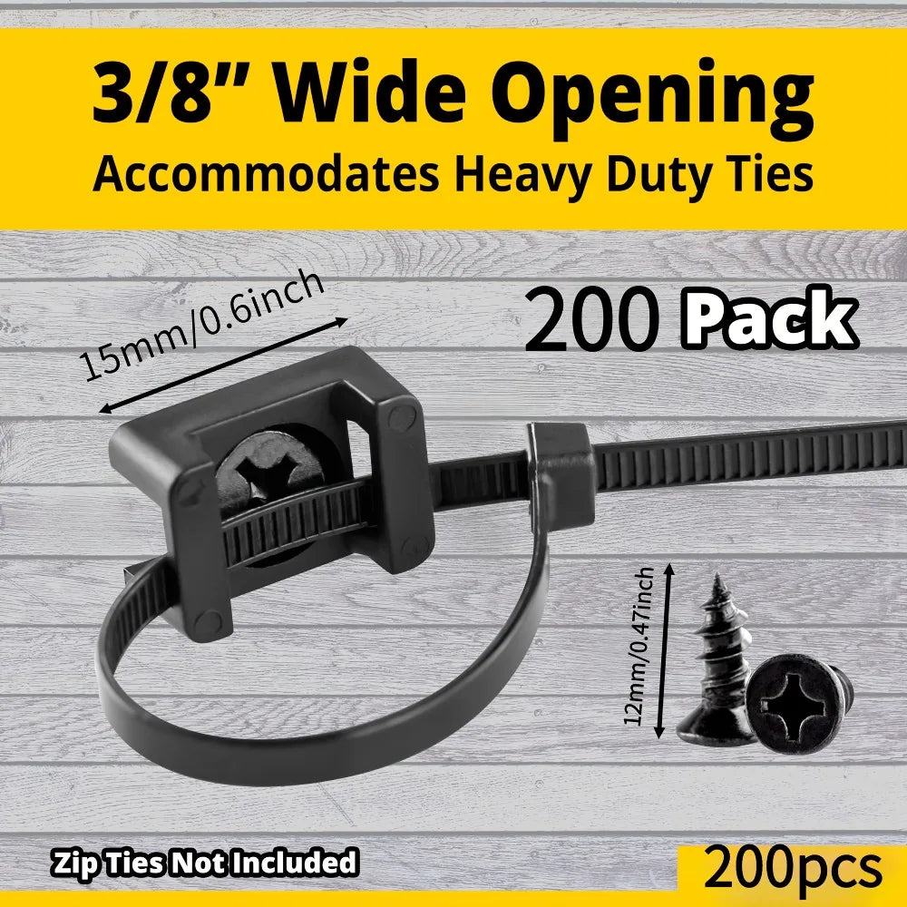 200Pcs U Spring Metal Retainer Clips & Self Tapping Screws Kit For Motorcycle Car E-Bike Fairing Fender Fastener Hardware Qme