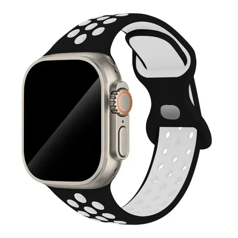 Silicone Strap Apple Watch Band Ultra 2 Sport Bracelet Iwatch Series