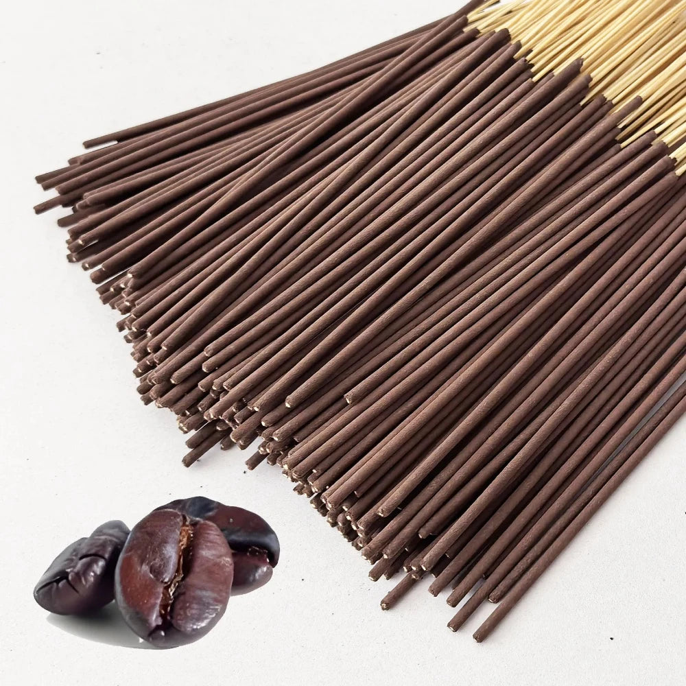 High-Grade Coffee-Scented Incense Sticks, Made of Natural Fragrance Powder, a Must-Have for Home with Long-Lasting Fragrance Qme