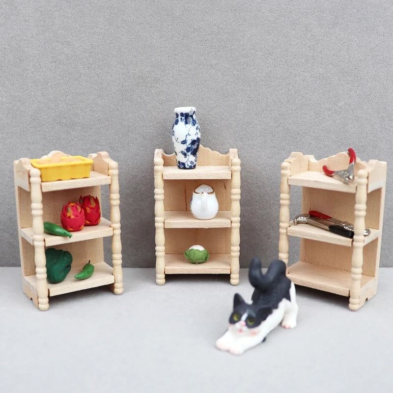Cabinet Furniture Model Decor Toy Doll House Accessories 1 12 Qme