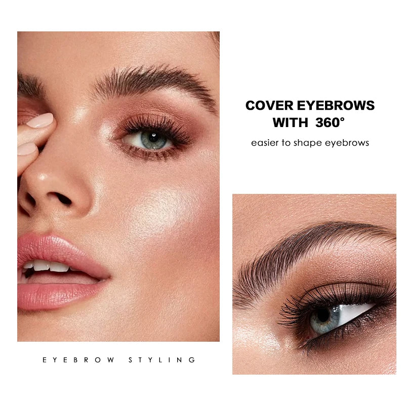 Waterproof Liquid Eyebrow Gel Transparent Brows Setting Tint Wax Lasting Fast Drying 3D Wild Eyebrow Fixing Soap Makeup Cosmetic Qme