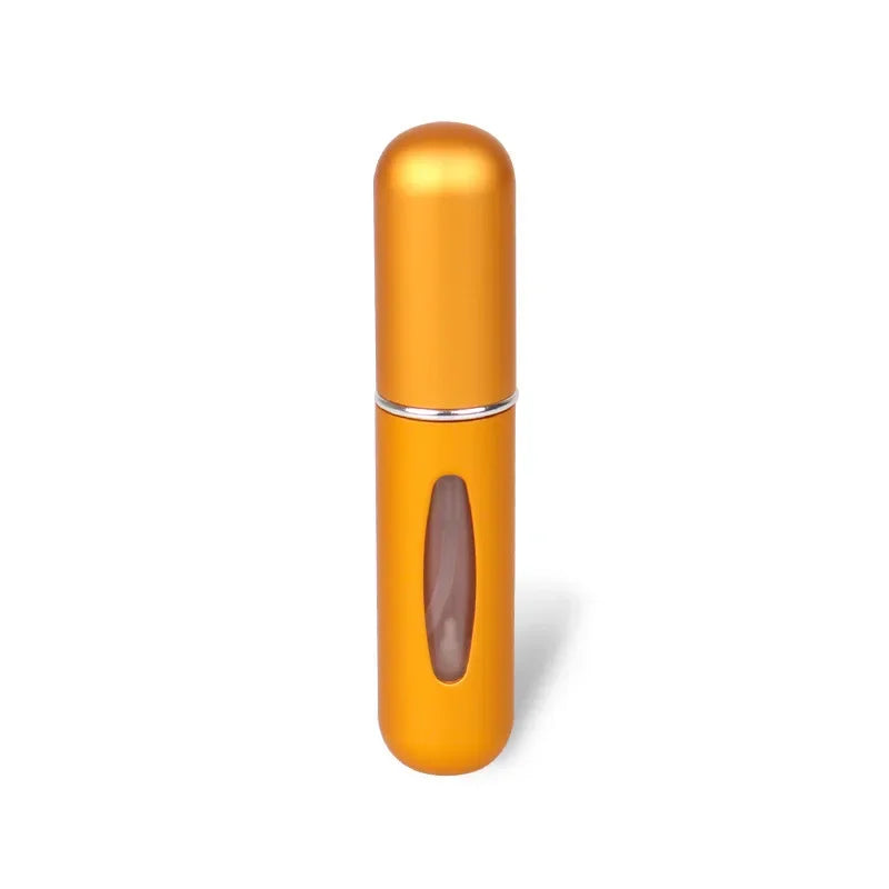 5ml Portable Perfume Atomizer Liquid Container Portatil For Cosmetics Mini Aluminum Spray Alcochol Empty Refillable Bottle Qme 5ml-Matte Gold