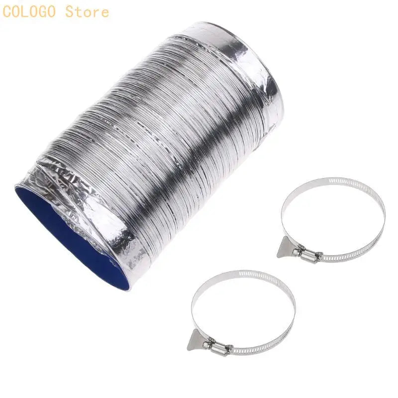 Ventilator Pipe Aluminum Tube Air Ventilation Hose Exhaust Duct D0LD Qme
