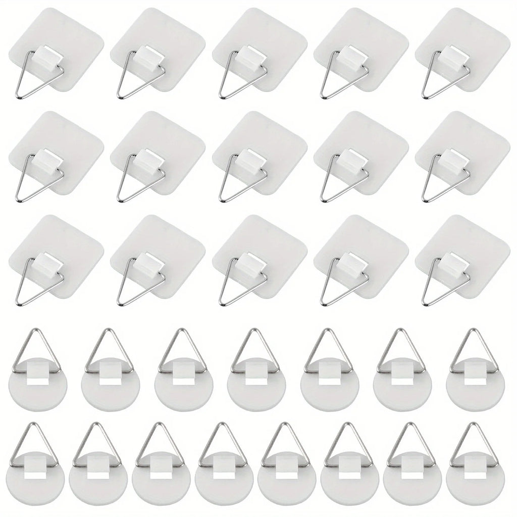 Non Drilling Adhesive Wall Hanging, Elegant Design, Multi-Purpose Home Decoration and Office, Invisible Adhesive Hook Qme