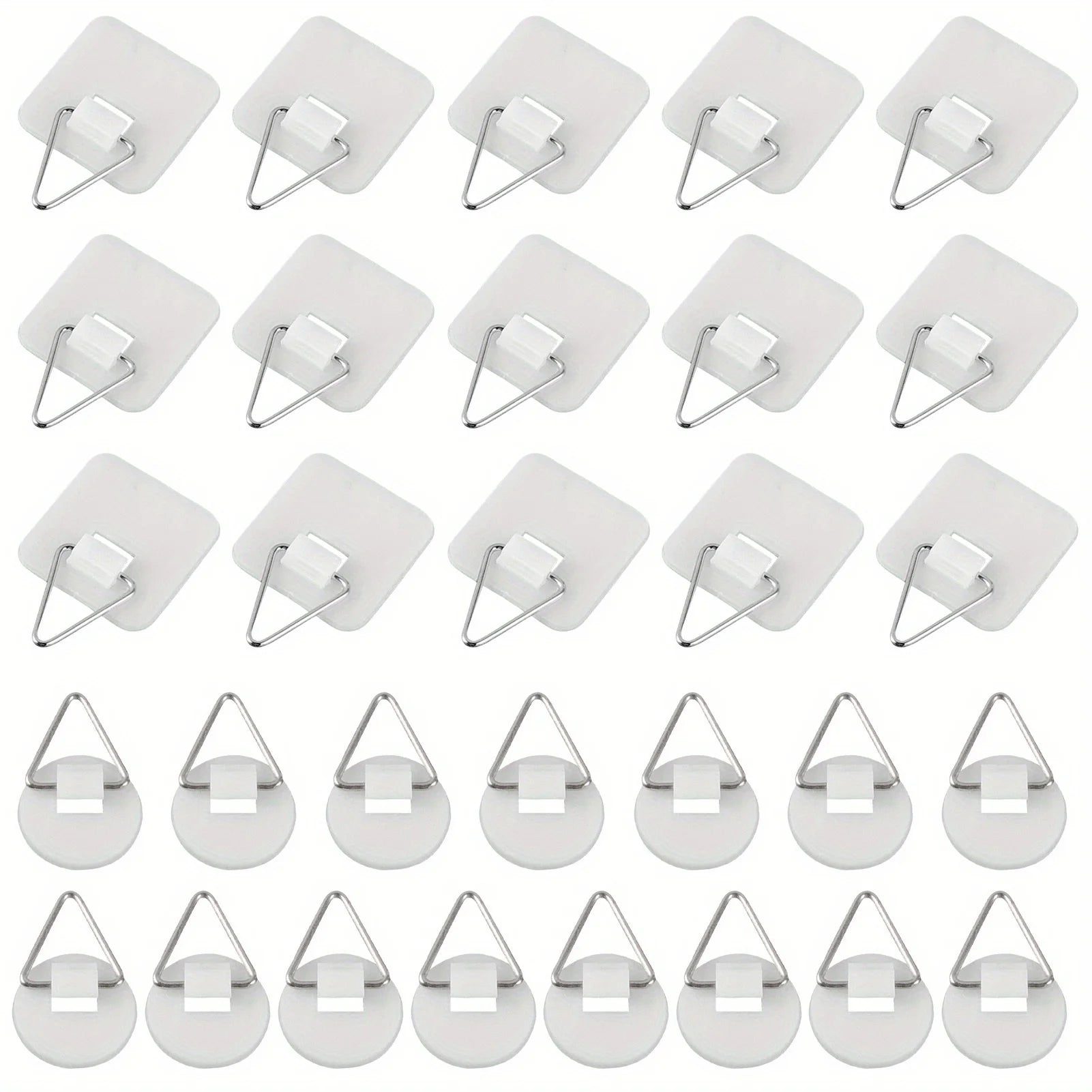 Non Drilling Adhesive Wall Hanging, Elegant Design, Multi-Purpose Home Decoration and Office, Invisible Adhesive Hook Qme