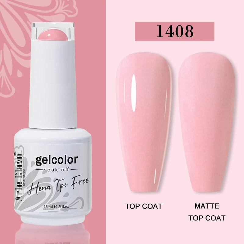 Arte Clavo HEMA TPO Soak Off UV LED Nail Gel Polish 108 Colors Qme