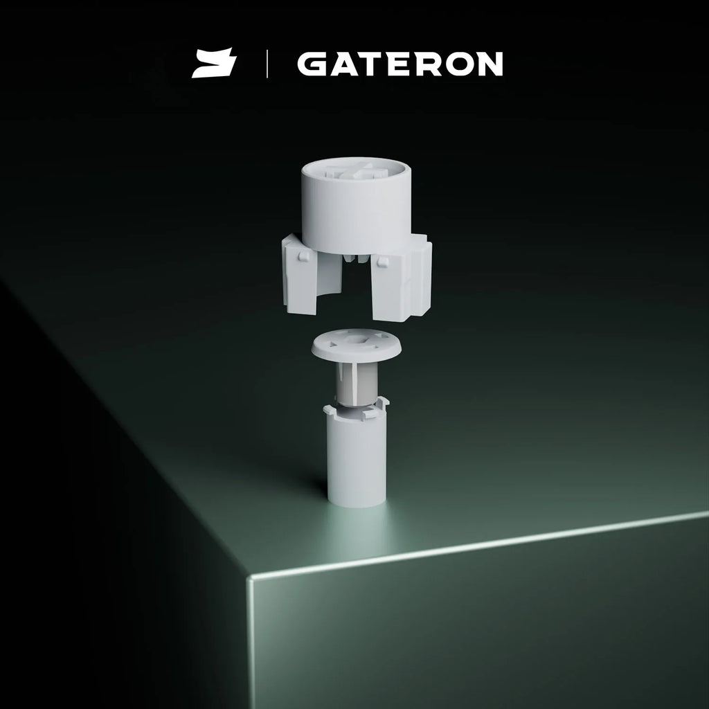 GATERON Magnetic Jade Ultra Switch Linear Freely Setting Rre-Travel HE Hall Sensor Effect for Magnetic Keyboard Gaming Office Qme
