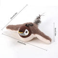 Chirping Bird Cat Toy Cat Toy Simulation Bird Toy Sparrow Flapping Wings Kitten Toys Vivid Chirping Rechargeable Interactive Cat Qme as shown