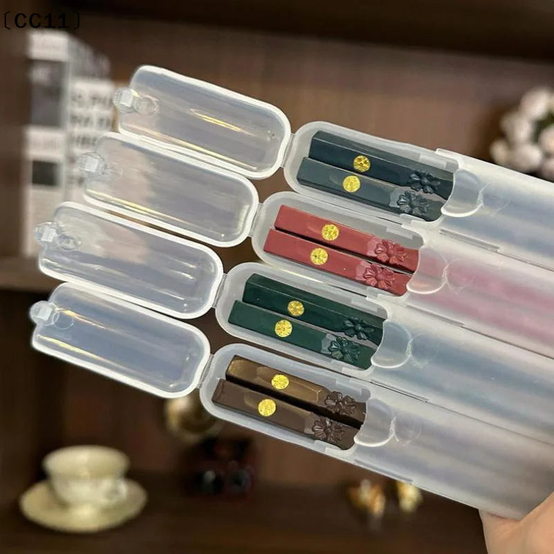 Portable Japanese Chinese Chopsticks Sushi Non-slip Sticks Reusable Qme