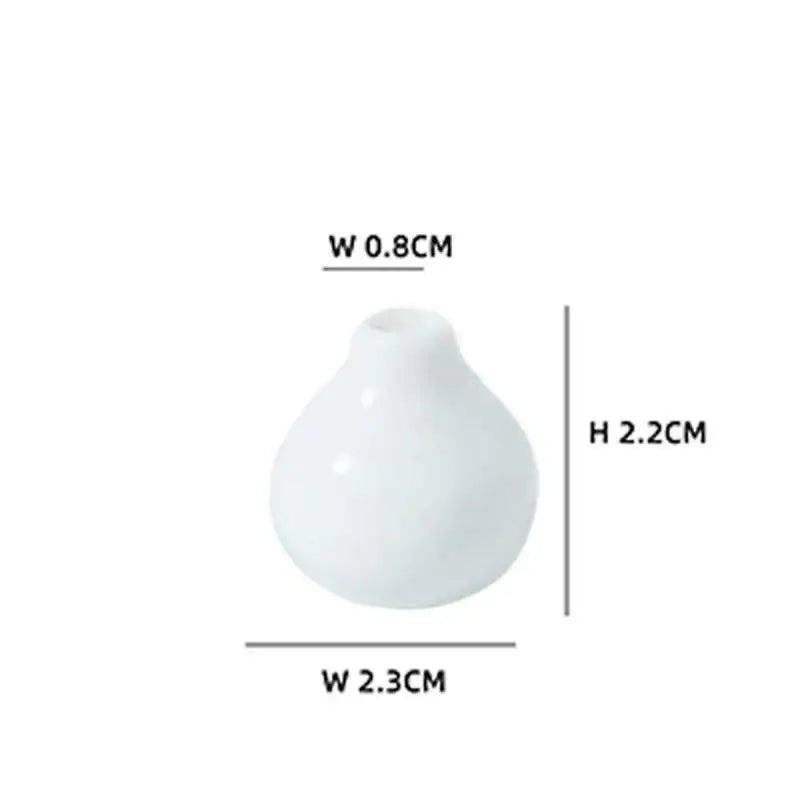 Mini Ceramic Vase Fridge Magnet 3D Micro Landscape Decorative Plant Qme 03