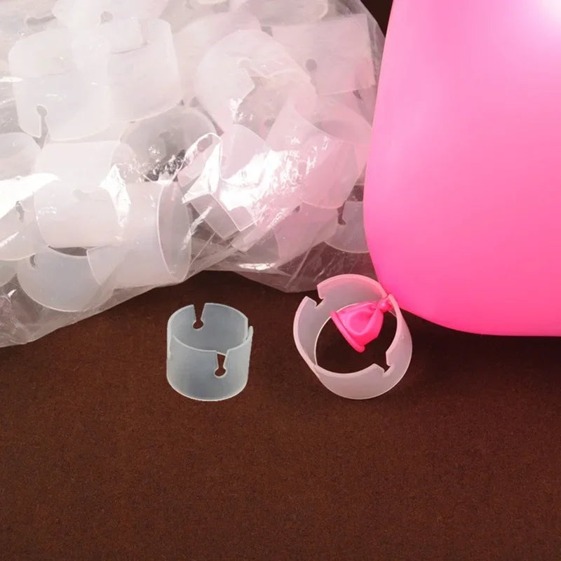 50/100pcs Arch Balloon Circular Ring Buckle Wedding Opening Mall Door Bracket Ring Buckle Manufacturing Accessories Qme