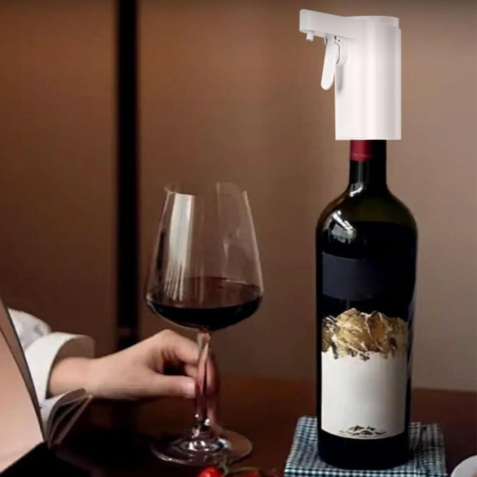 hot Automatic Wine Dispenser Smart Sensor Wine Pump 4 Modes Touch Screen Digital For Red Wine Whiskey Liquor Electric Decanter Qme