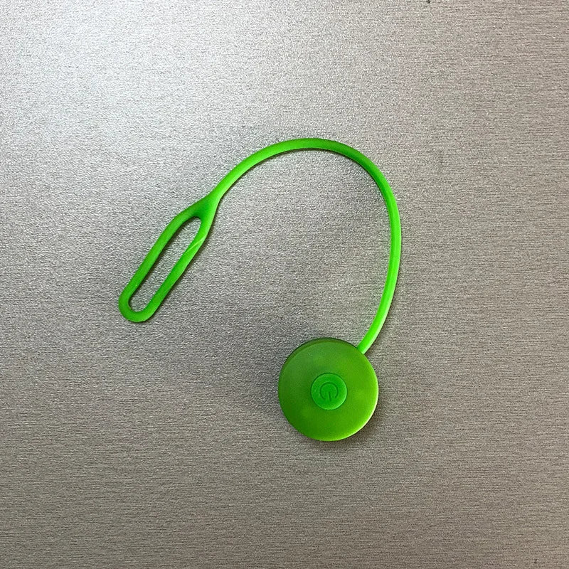 Outdoor Backpack Lights Silicone LED Night Running Warning Light Camping Riding Wind Rope Light Travel Equipment Tool Safety Qme green