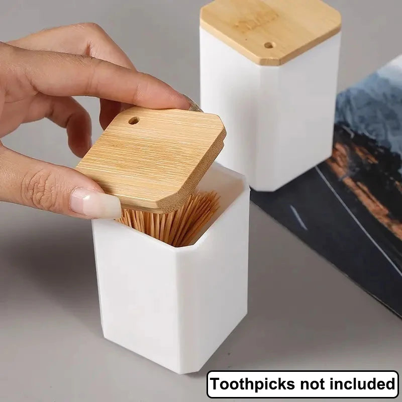 Kitchen Toothpick Box Household Tooth Pick Holder Container Living Qme
