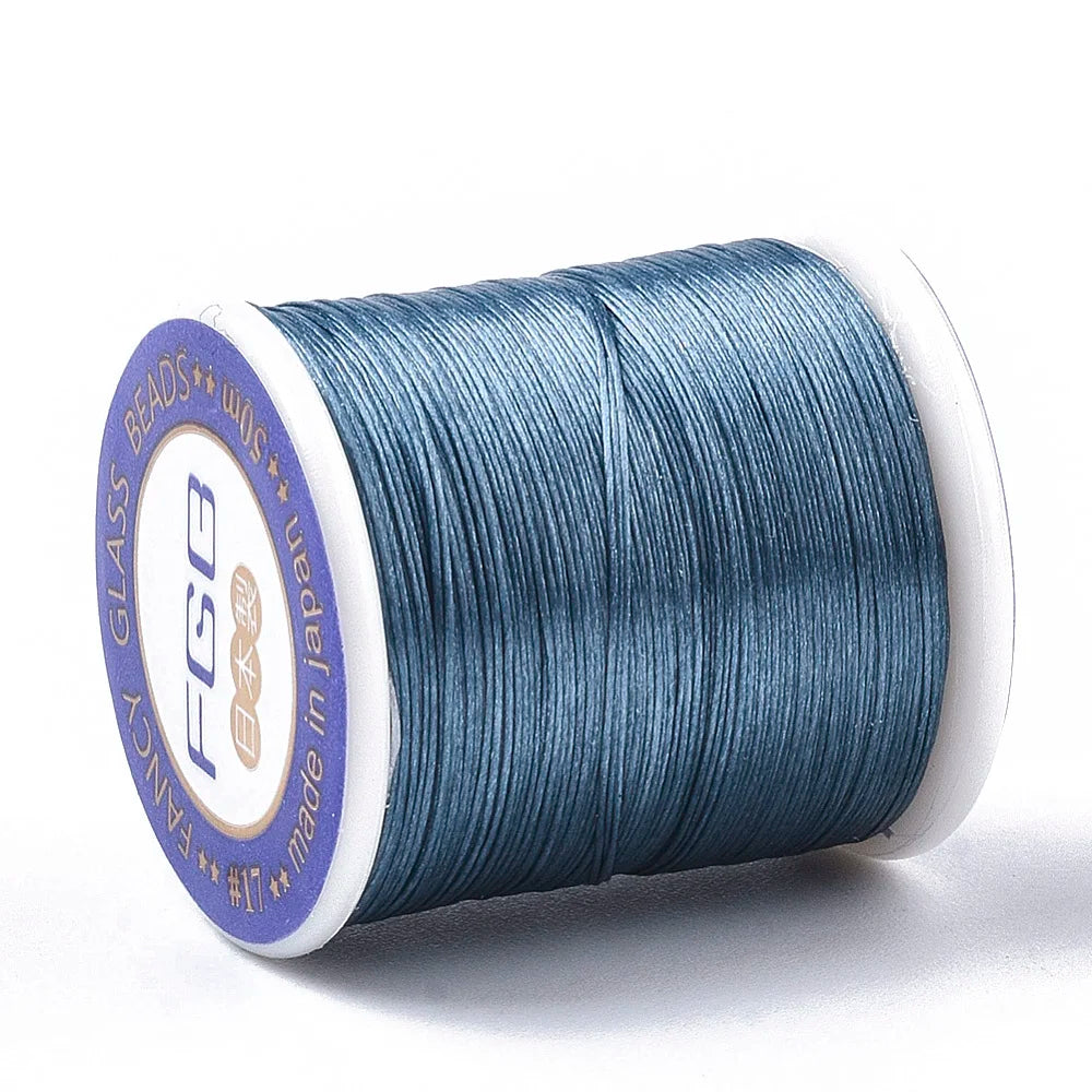 Pandahall 50m Roll Multi-color Nylon 66 Beading Thread Strength