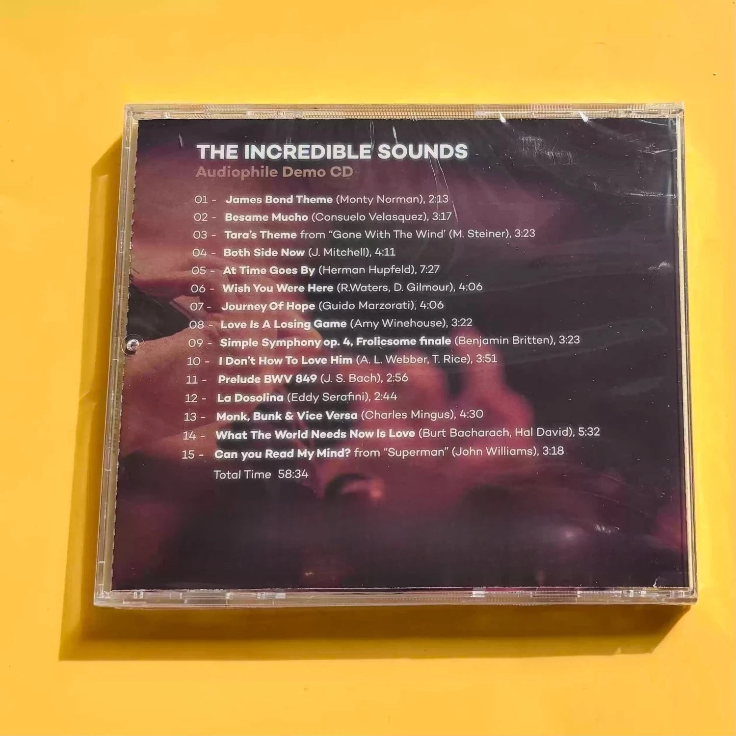 Italian Audiophile Demo CD, High-Fidelity Tube Amplifier Sound Test, Limited Edition Hi-Res Audio Collectible Qme