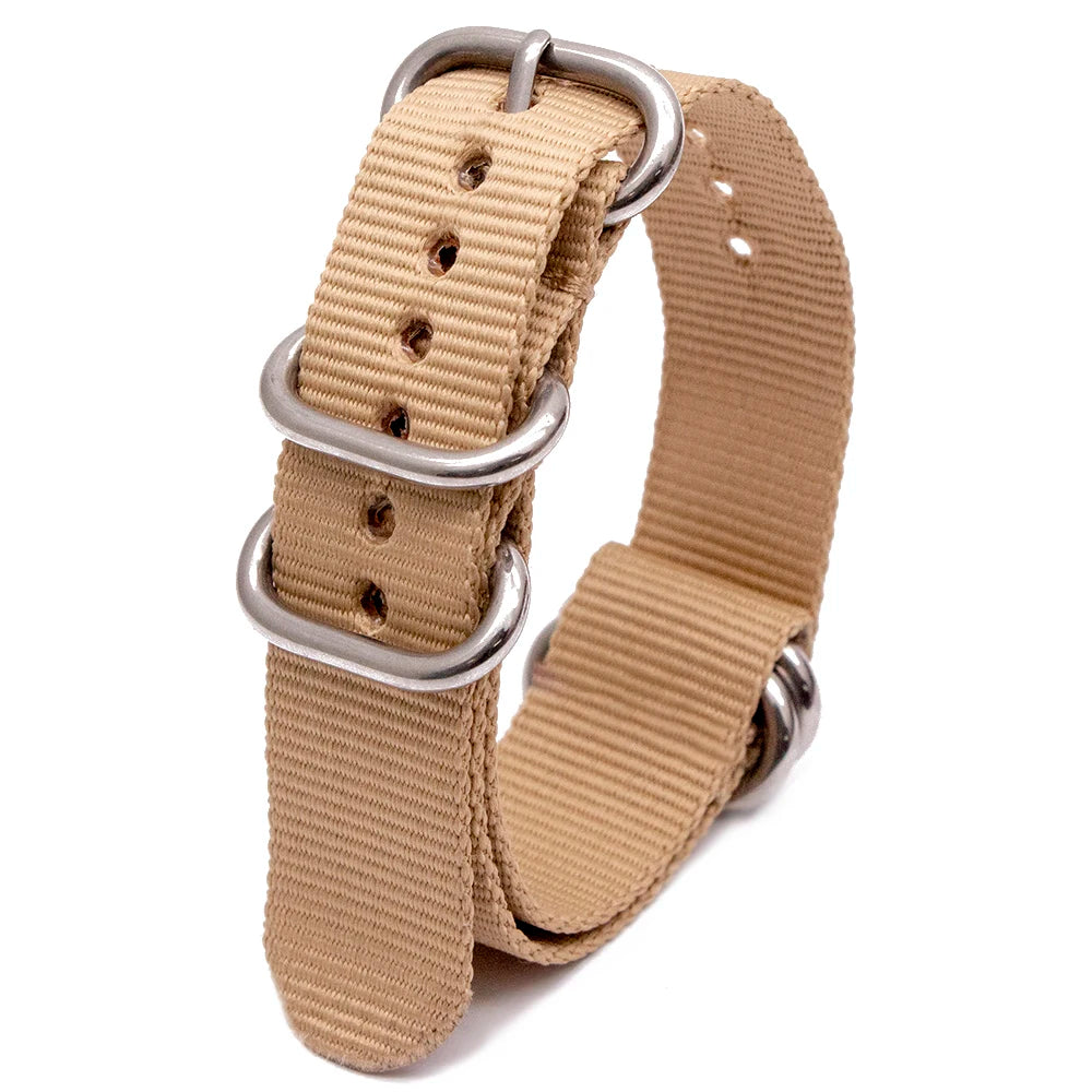Durable Nylon Watch Strap Army Sport Band 18 20 22 41 Colors