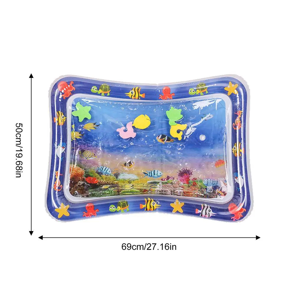 Water Sensory Play Mat Thickened Water Sensory Pad Water Sensor Mat Water Sensory Playmat With Fish Sea Ocean Theme Sensory Toy Qme Green China Mainland