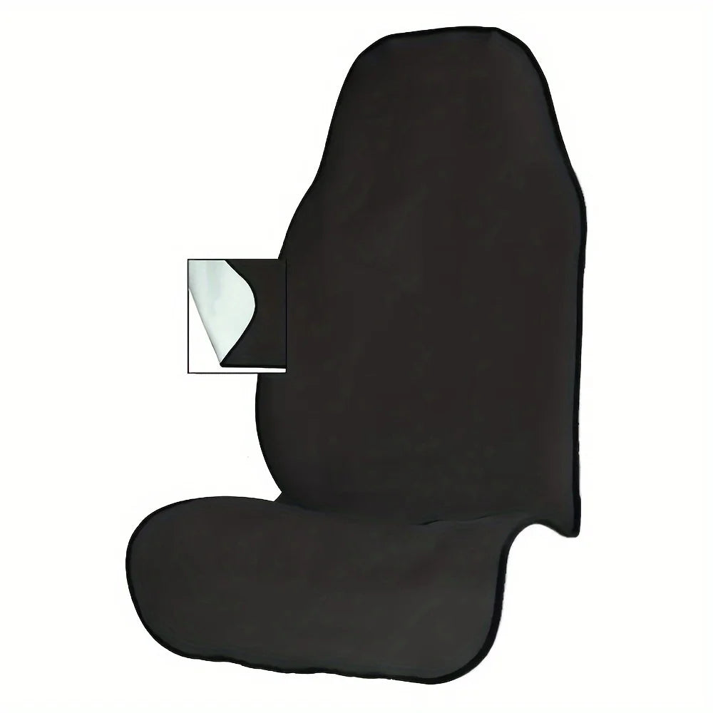 Car seat cover sports towel seat pad beach pad universal compatible protective cover, washable, for front seats, Qme Other black Four Seasons