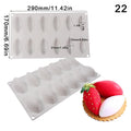 Strawberry French Dessert Mousse Moldorange Baking Mould Pineapple Qme 22