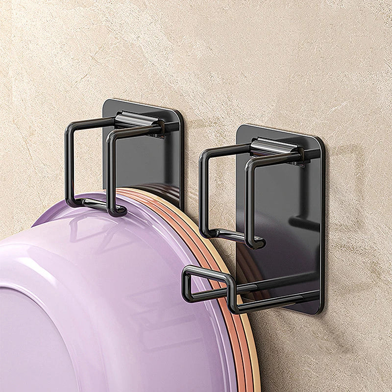 Space Saving Storage Hook Bathroom Holder Utility Hooks Non Qme 2PCS