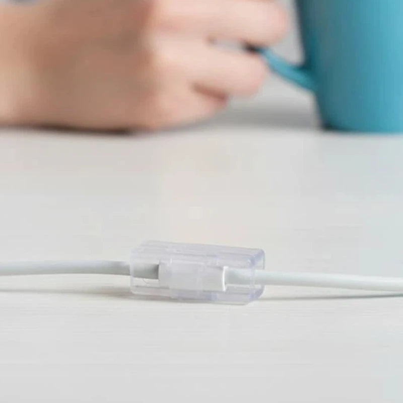 Reusable PP Cable Identification Tag Case - Clear Weatherproof Label Box for Outdoor & Indoor Use Qme