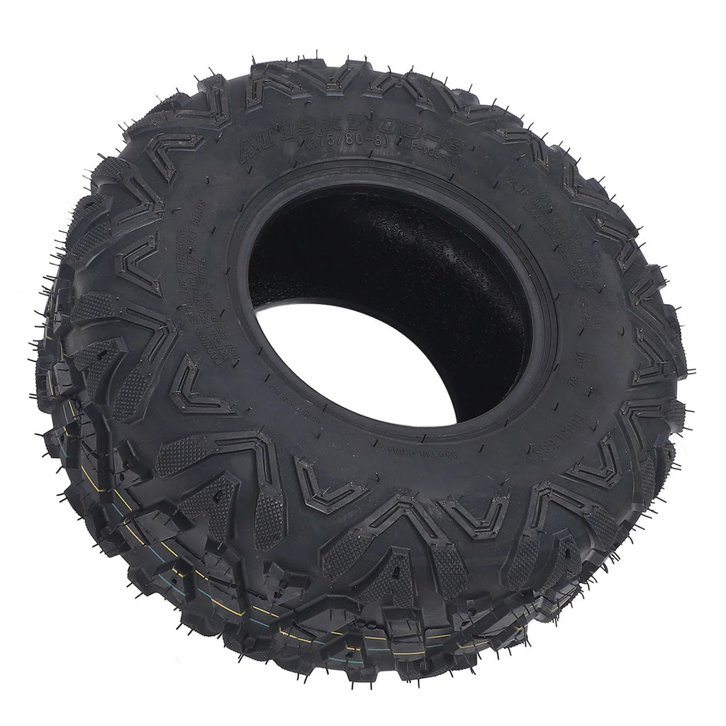 19x7-8 Tire 6 Ply Rubber ATV Tyre 19x7x8 19x7.00-8 Tires Replacement for BT200X CT200U CT200U- Mini Bikes ATV Tyre 19x7-8 Tire Qme
