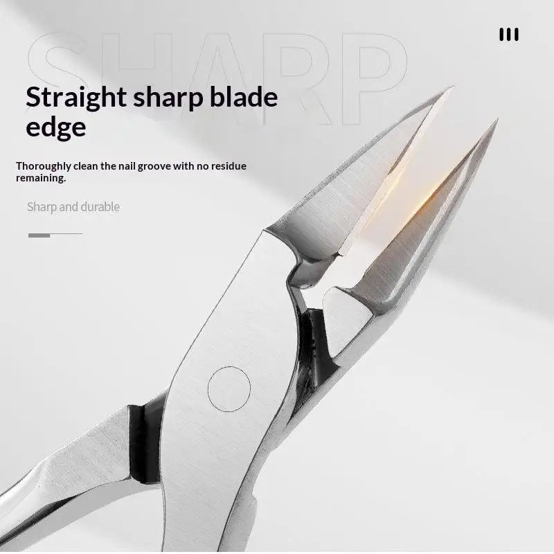 Straight Blade Toenail Nail Clippers Trimming Thick Ingrown Toenails Qme