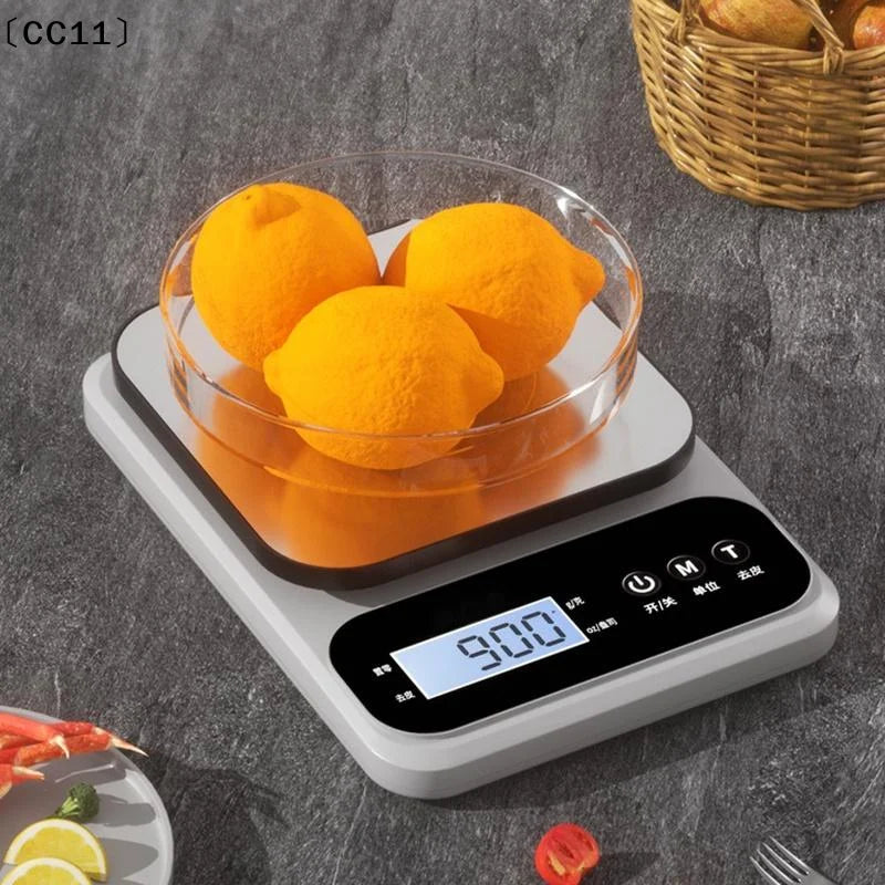 Scale Baking Gram Weight Scales LCD Display Rechargeable Electronic Qme