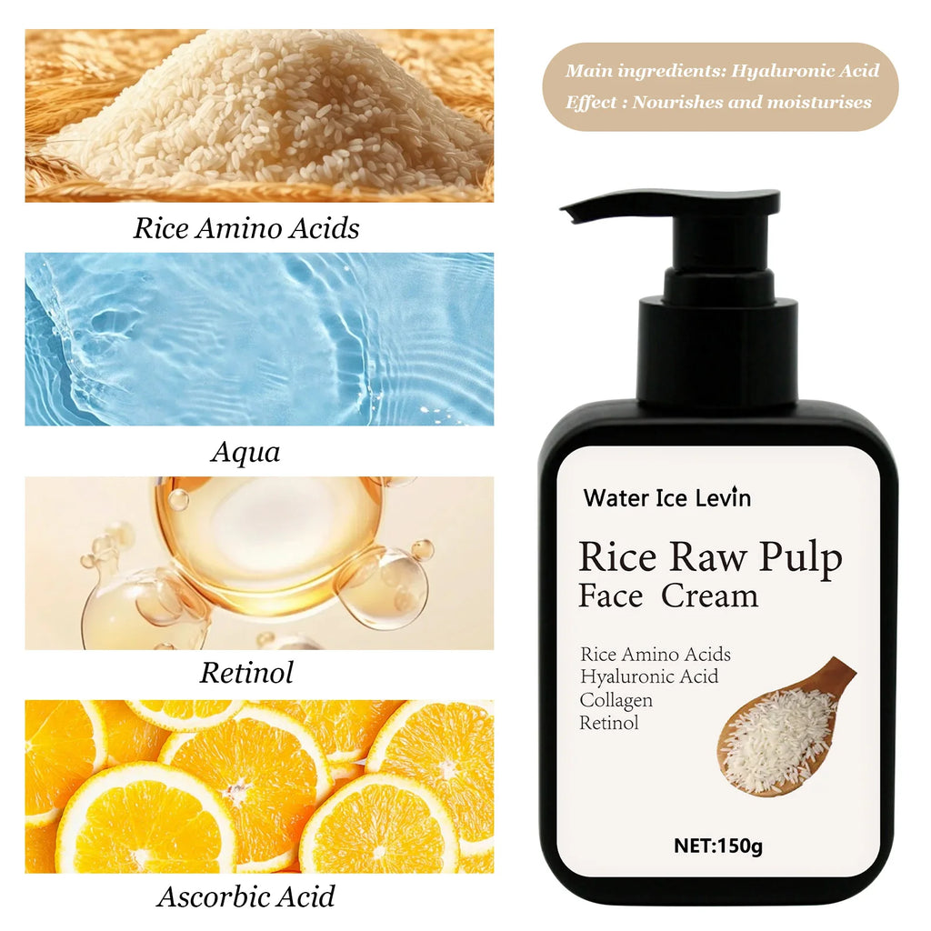 Rice Pulp Anti-freckle Cream Remove dark spots Anti-freckle Cream Collagen Lighten Pigmentation Melasma Brightening Skin Care Qme