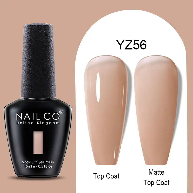 NAILCO Nude Nails Gel Nail Polish UV LED Semi-permant Varnish Hybrid