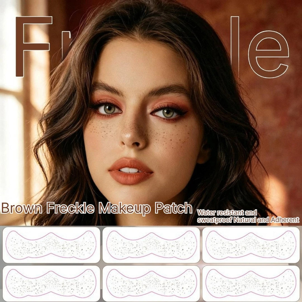A European New 6/9Pcs Halloween Face Tattoo Stickers, Waterproof Realistic Freckle Spider Decals for Ghost Witch Cosplay Qme