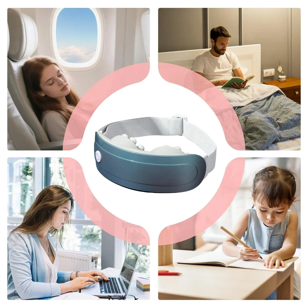 Eye Muscles Massager Acupoint Vibration Massage Music Mask Relieve Qme