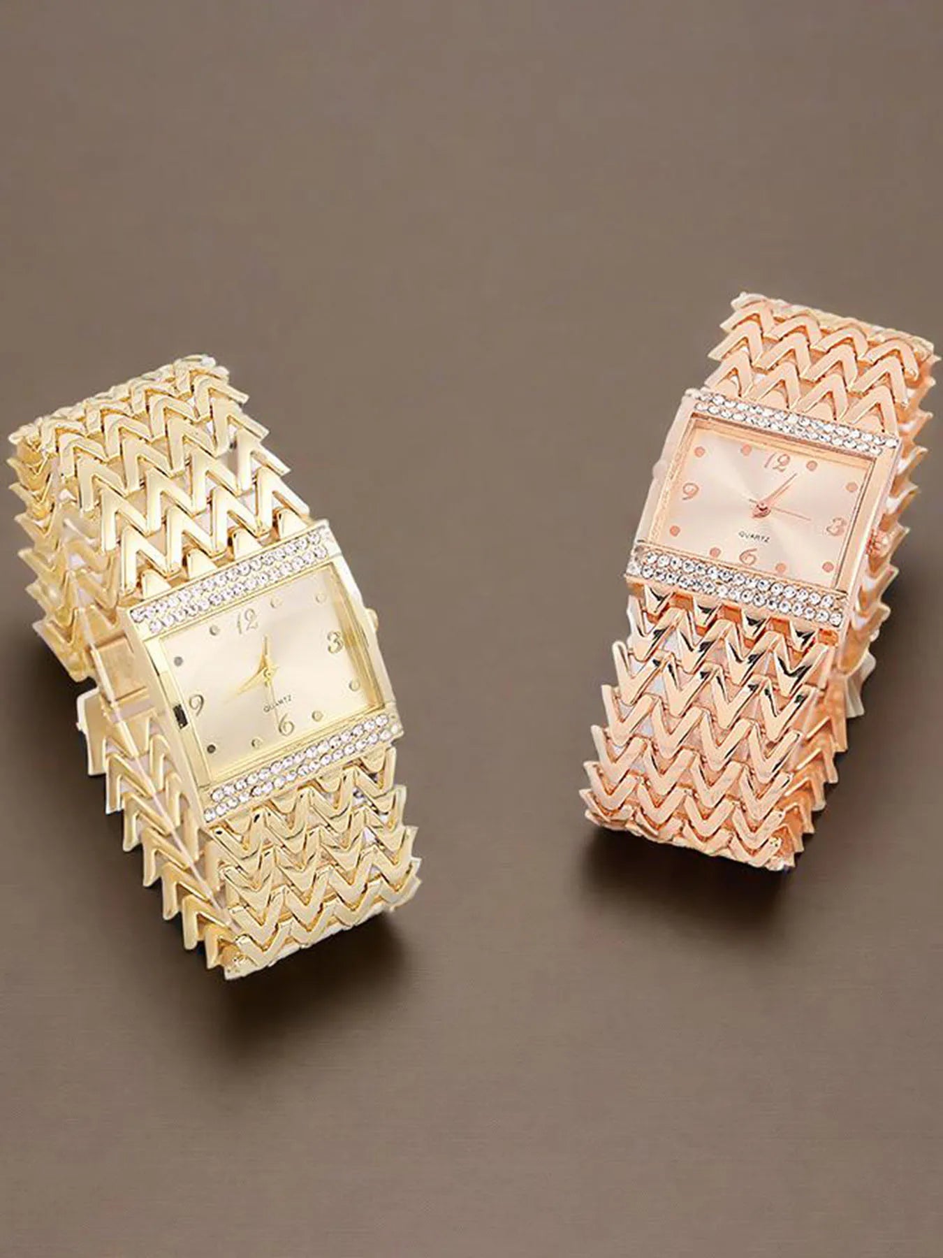 1-piece exquisite and versatile women's watch set, fashionable quartz watch, casual steel strip watch, women's watch Qme