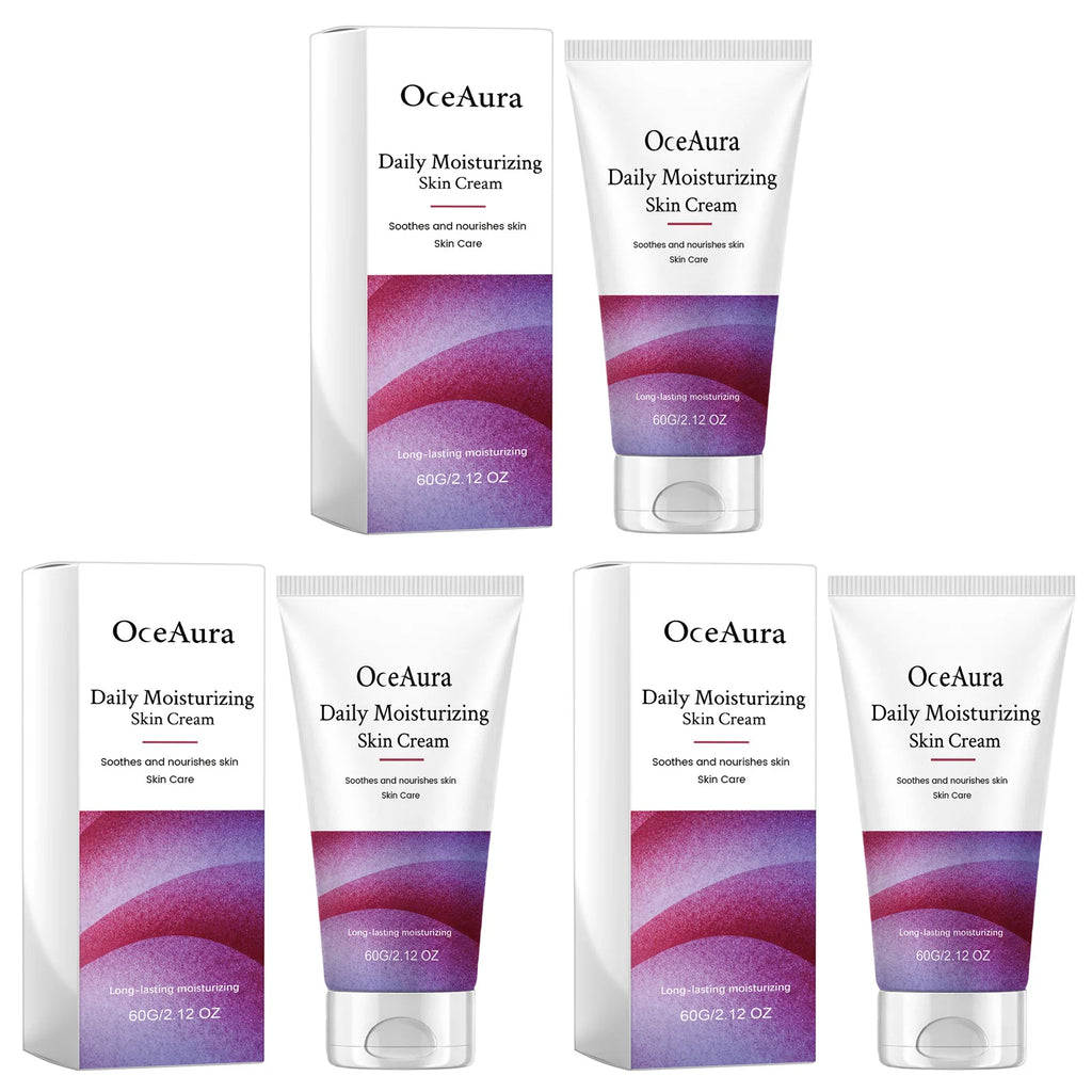 Oceaura Shea Butter Body Cream Strengthen Skin Barriers Daily Qme 3 X 60g Boxed