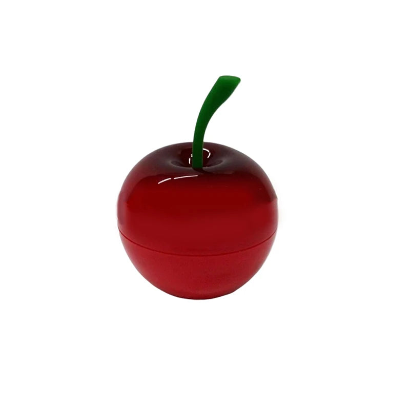 1 Refillable Children's Lip Balm Container Cherry Flower Design Qme
