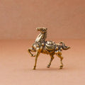 Brass Horse Small Ornament Home Desktop Decoration Retro Pure Copper Horse Crafts Copper Figurines Enthusiasts Collect Qme 1PCS