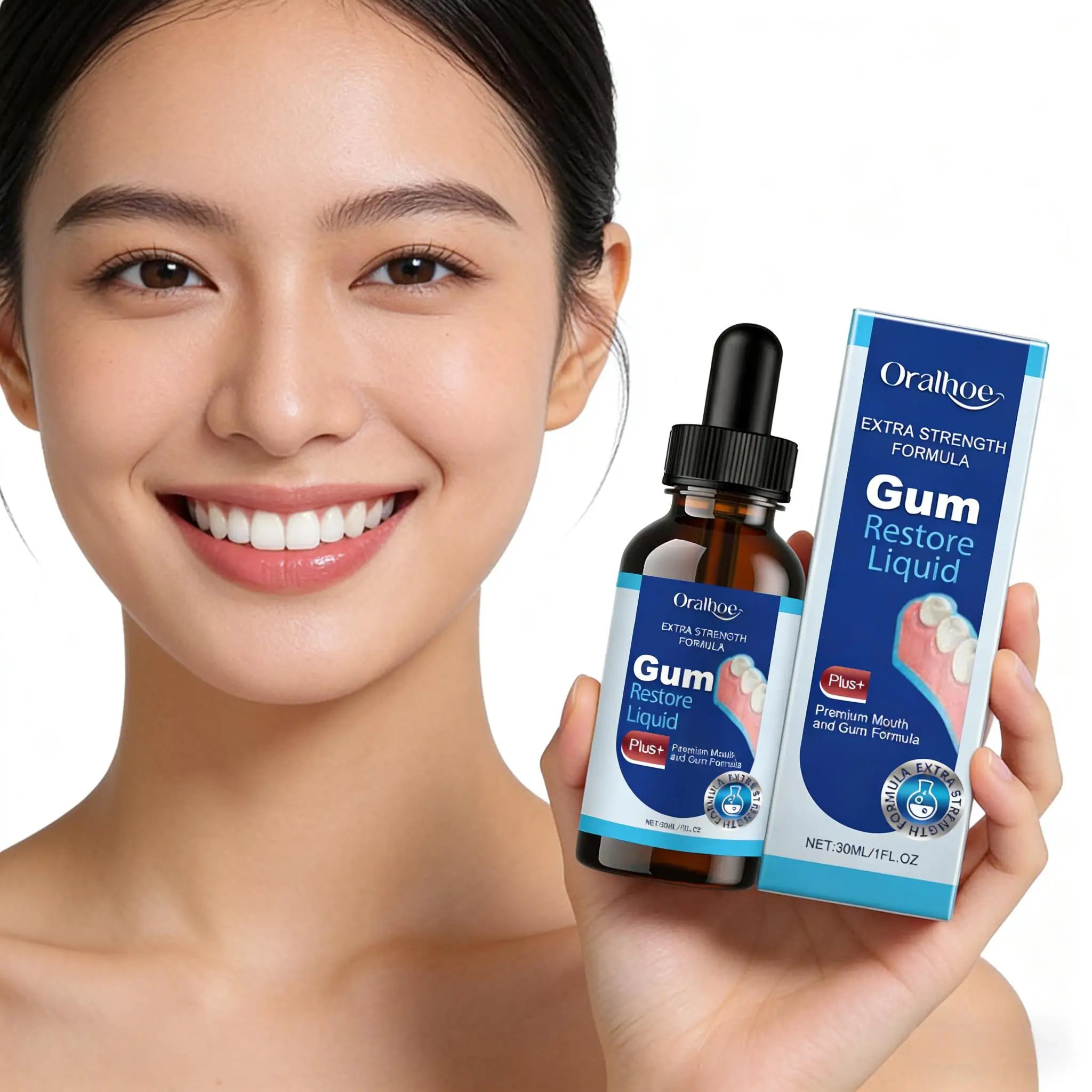 Gum Repair Serum Relieve Gingival Swelling Improve Tooth Sensitivity Removal Odor Reduce Yellow Stain Whiten Mouth Care Liquid Qme