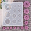 Button Mold Hole Non-stick Art Decoration Cake Baking Tools DIY Qme Default Title
