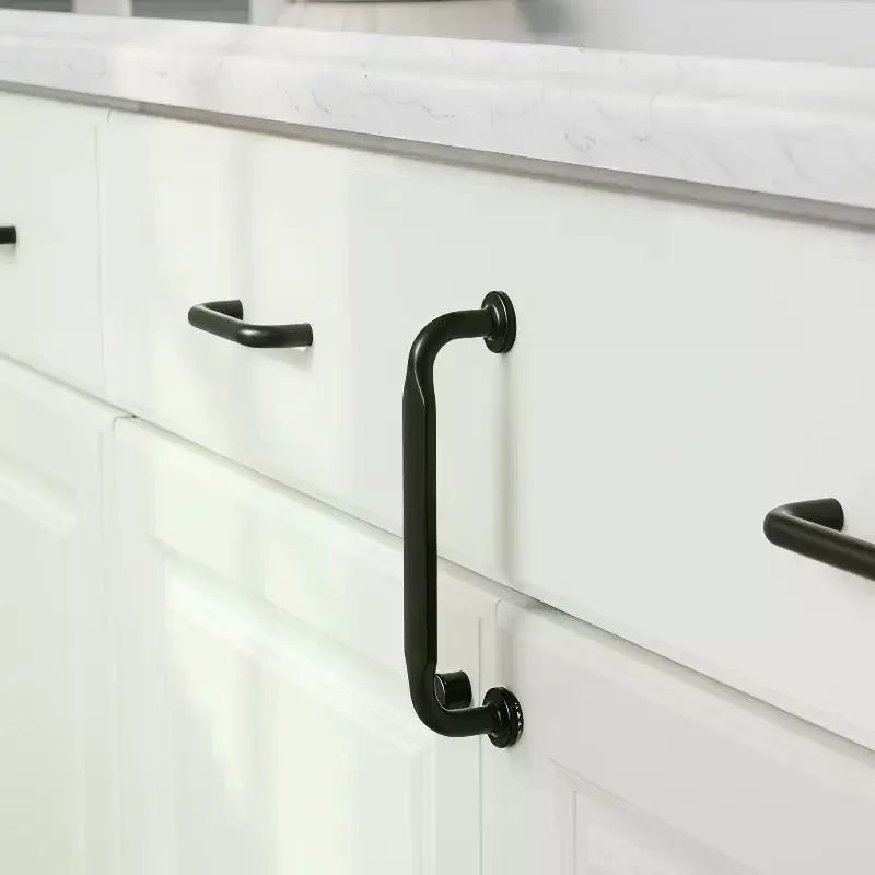 Vintage Zinc Alloy Cabinet Door Handle Kitchen Cabinet Drawer Wardrobe Door Knob Vintage Furniture Hardware Qme